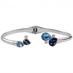 Blue stiff bracelet swarovski elements