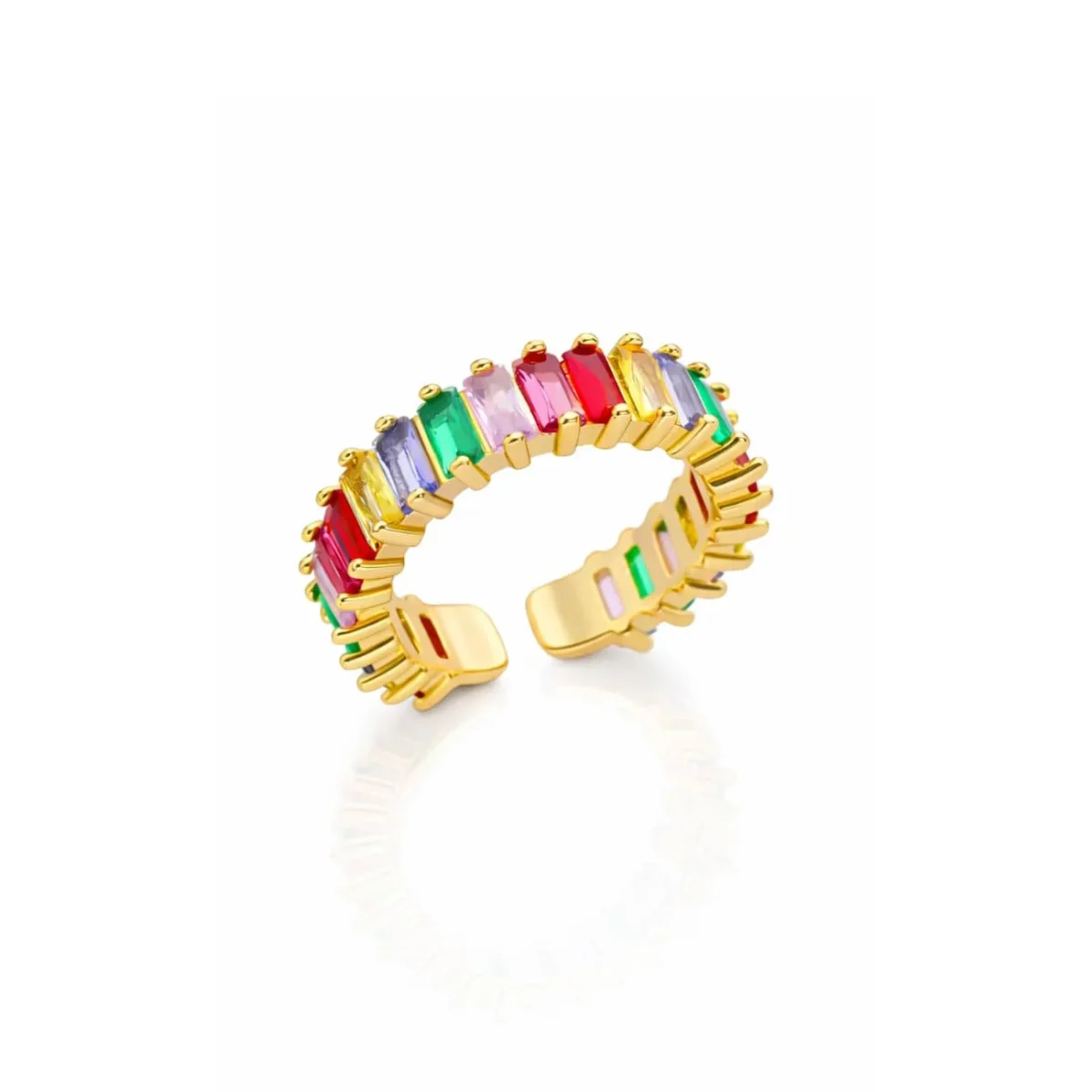 Rainbow adjustable ring