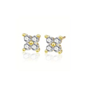 Crystal creole earrings lm