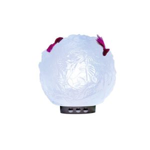 Bright ball white crystal daum