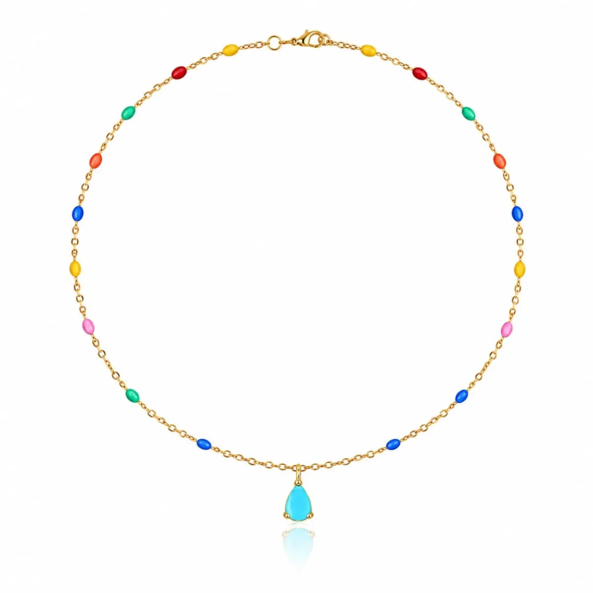 December birthstone necklace