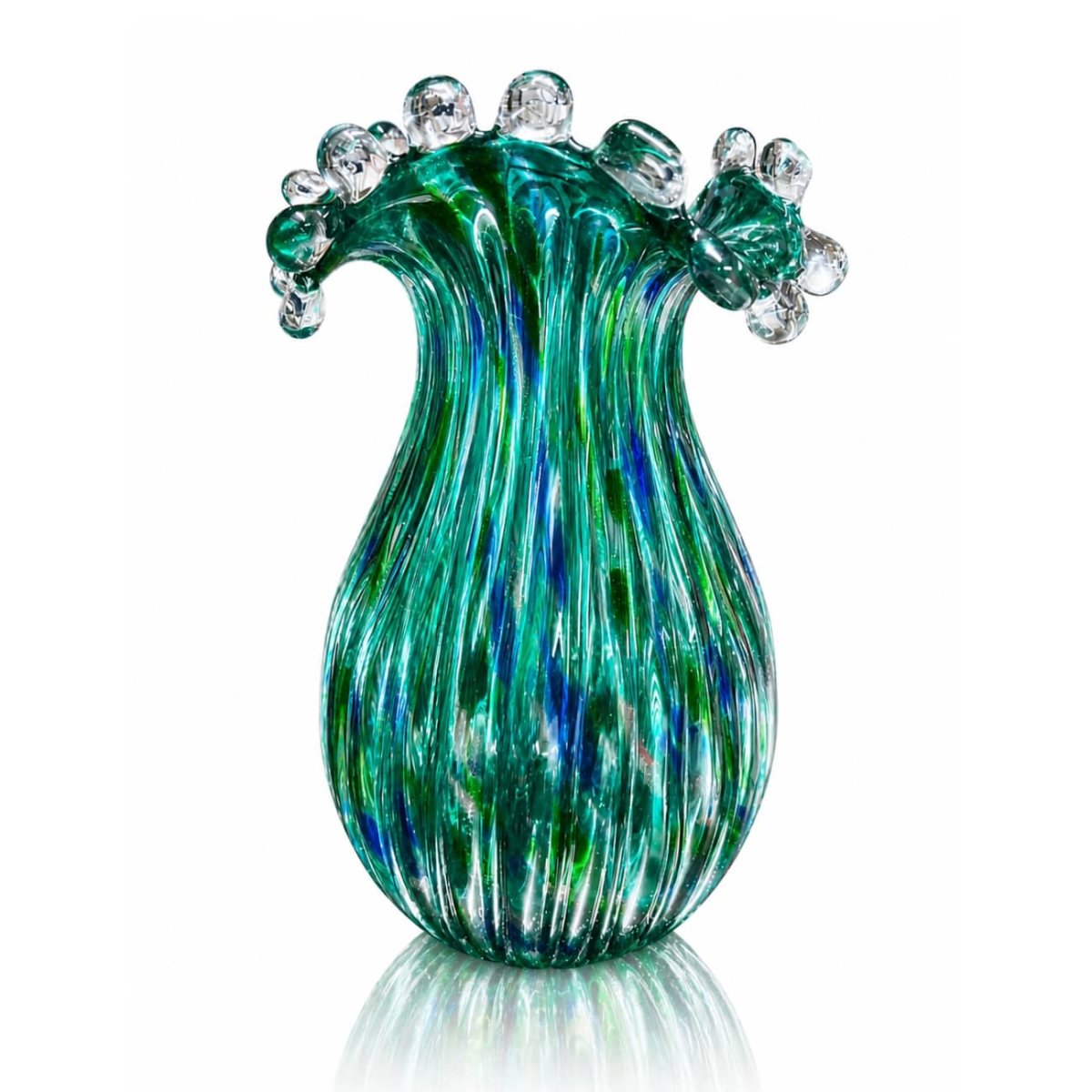 Daisy flower crystal vase